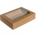 Dárková krabička s hranatým okénkem 275x185x60